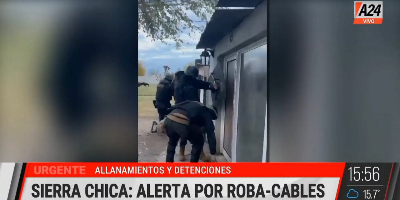 Robo de cables en Sierra Chica: un penitenciario involucrado